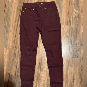 Lucky Brand Women's Skinny Jeans in Burgundy